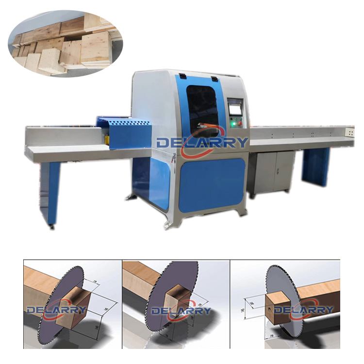 Plywood Block Nailing Cutting Machine used for Pallet Feet