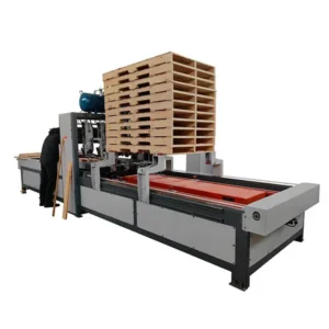 Automatic wood pallet nailing machine for euro & american style pallets