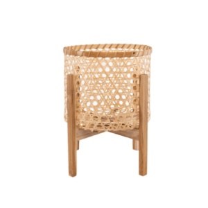 Alternative view of Woven bamboo basket