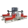 Wood block making machine for producing pallet wooden blocks