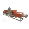 Wood block making machine for producing pallet wooden blocks